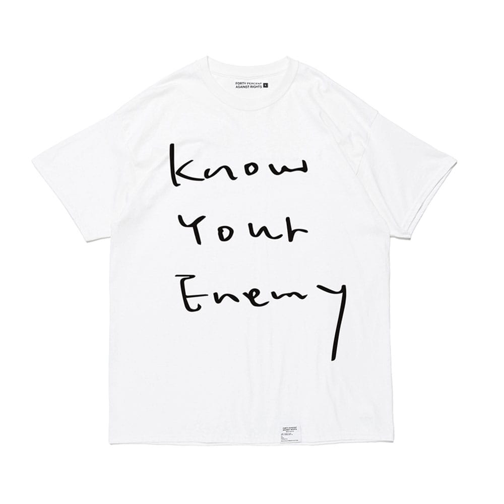 FORTY PERCENT AGAINST RIGHTS / KNOW YOUR ENEMY SS TEE